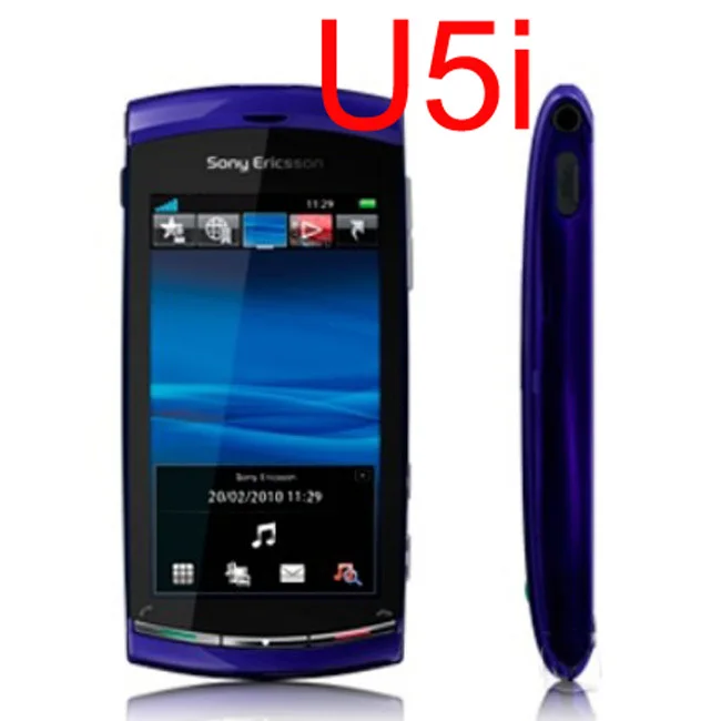 100% оригинал Sony Ericsson Vivaz U5i U5 мобильный телефон 3G разблокированный Wifi GPS 8MP