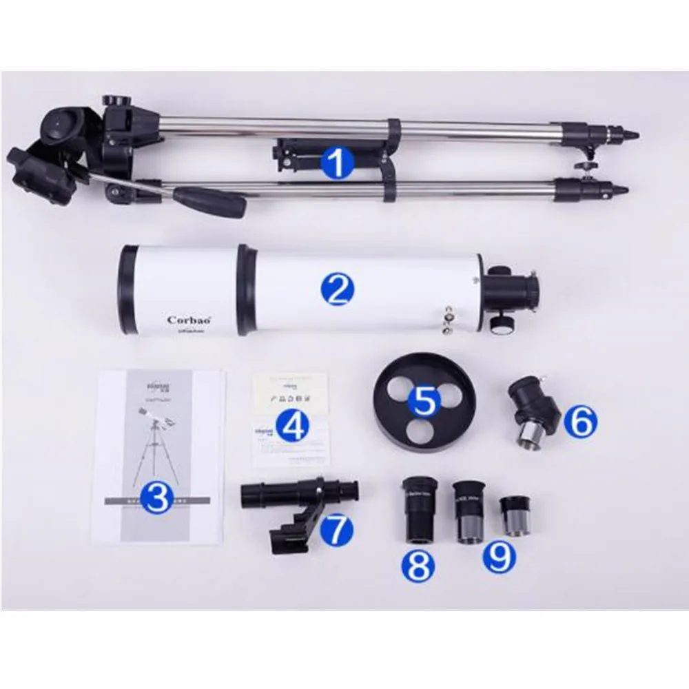 TIANLANG Corbao 80AZ-S-PL25 90AZ-S-PL25 HD High-power Series Astronomical Telescope Growth Mirror Professional Stargazing