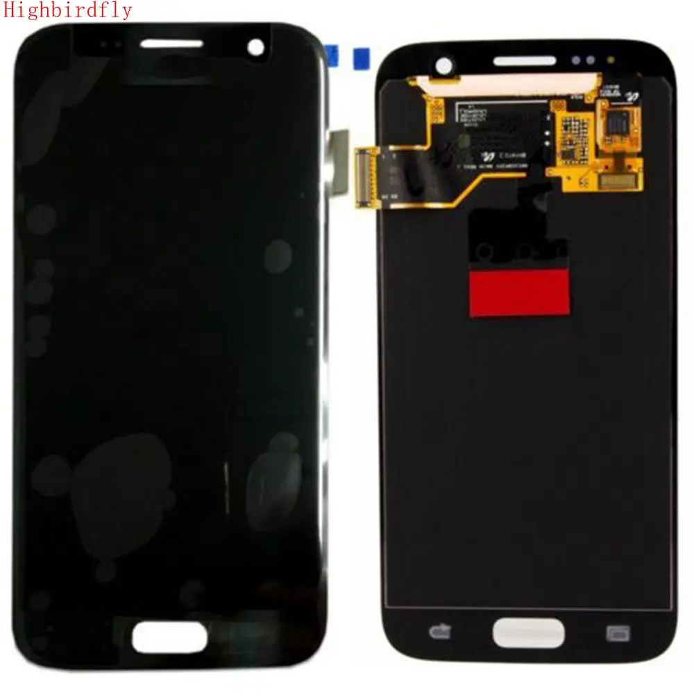 ЖК экран Amoled для Samsung Galaxy S7 G930 G930F G930FD дигитайзер сенсорного стекла в сборе ремонт