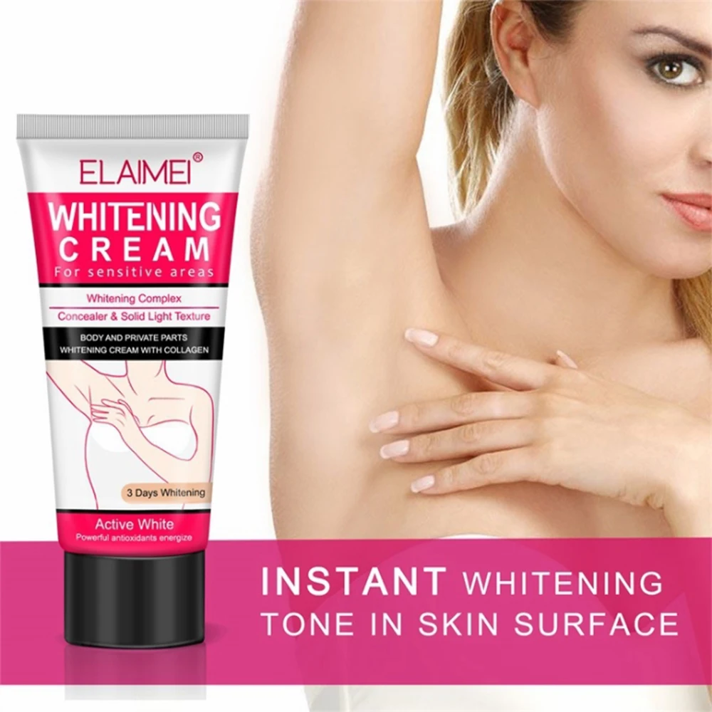 

ELAIMEI Underarm Whitening Cream for Sensitive Area Skin Body and Private Parts Whitening Cream Skin Care Underarm Leg Arm knee