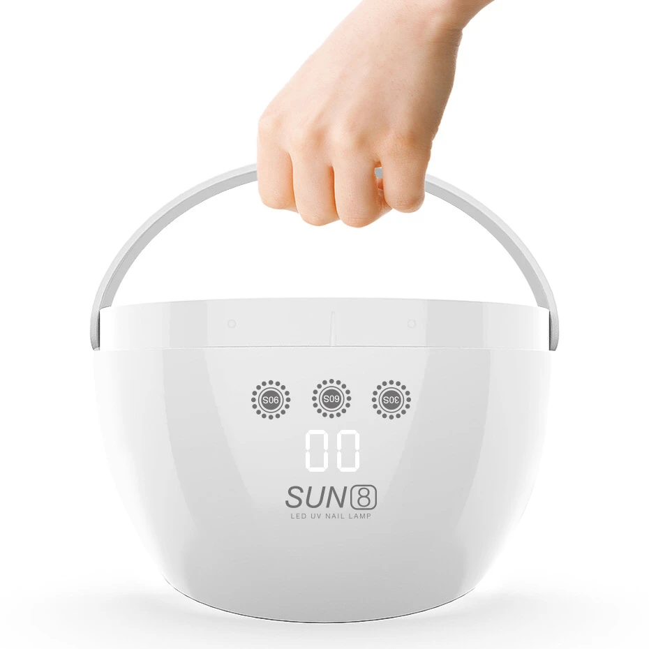 SUN8 30 Вт УФ лампа автоматический датчик лампа для ногтей 15 светодиодов для отверждения всех гелей маникюр Гель-лак для нейл-арта лак 30 S/60 S/90 S кнопка