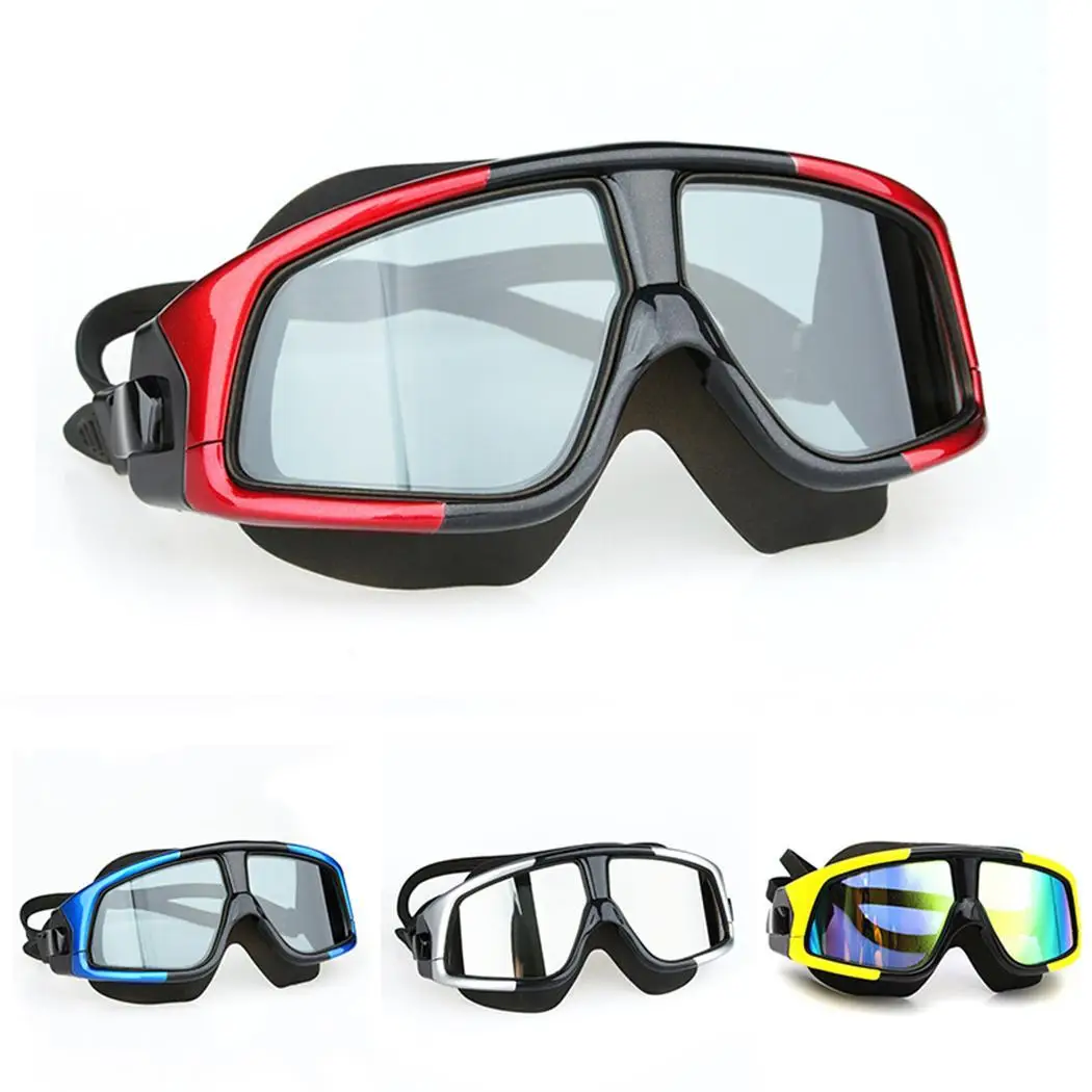 New Professional Anti-Fog UV Protection Adjustable Swimming Goggles Men Women Waterproof silicone glasses adult Eyewear#a