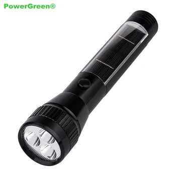 

Festival Solar Flashlight PowerGreen 2000mAh Built-in Battery Solar Torch Light Camping Lantern Solar Lighting for Outdoor Use