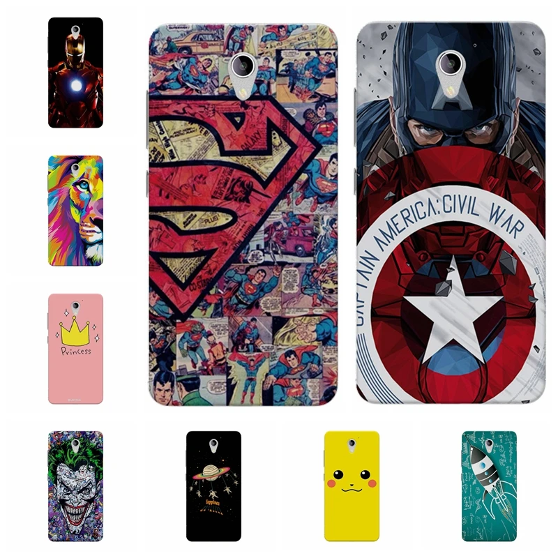 

Captain America Phone Case For ZTE Blade A510 Ample Flowers Cute Soft Silicone TPU Back Cover For ZTE Blade A510 A 510 5" Inch