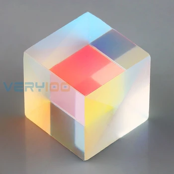 

22mm Defective Optical Glass Prism RGB X-Cube Combiner Physics Teaching Tool