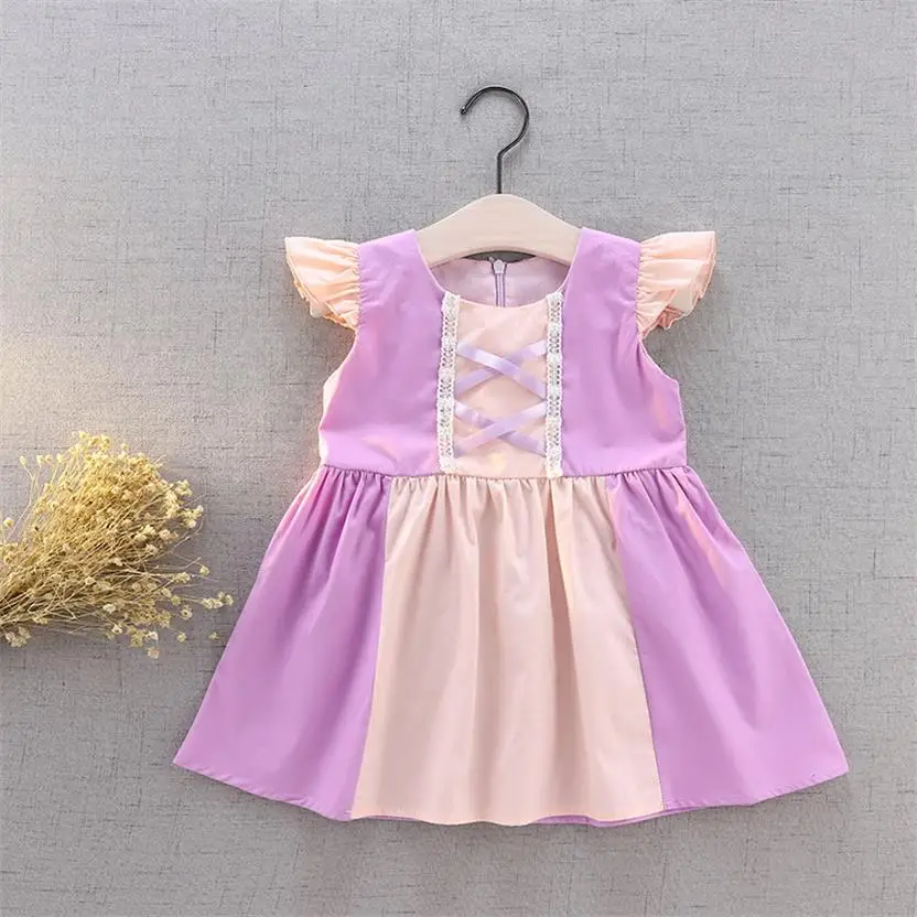 94-19-Cartoon Kids Princess Dresses for Girl