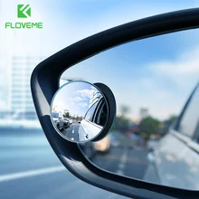 FLOVEME, 2 шт., автомобильный держатель, HD зеркало заднего вида для автомобиля, 360 градусов, автомобильные зеркала, широкий угол, Автомобильное Зеркало Без Оправы для слепых пятен