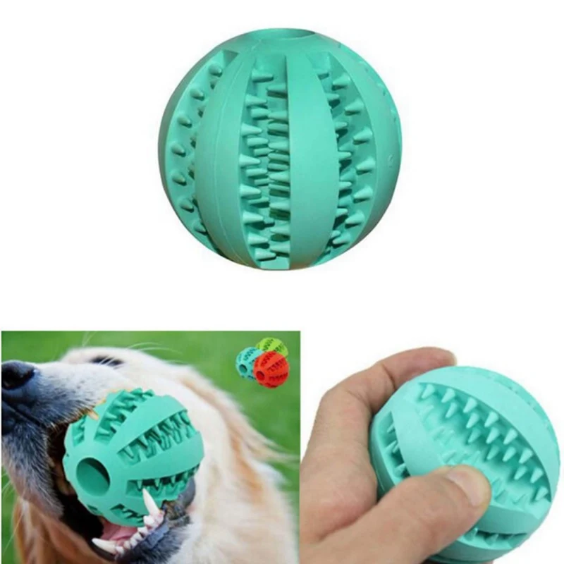 

Dog Toy Interactive Rubber Balls Pet Dog Cat Puppy Elasticity Teeth Ball Dog Chew Toys Tooth Cleaning Balls Toys