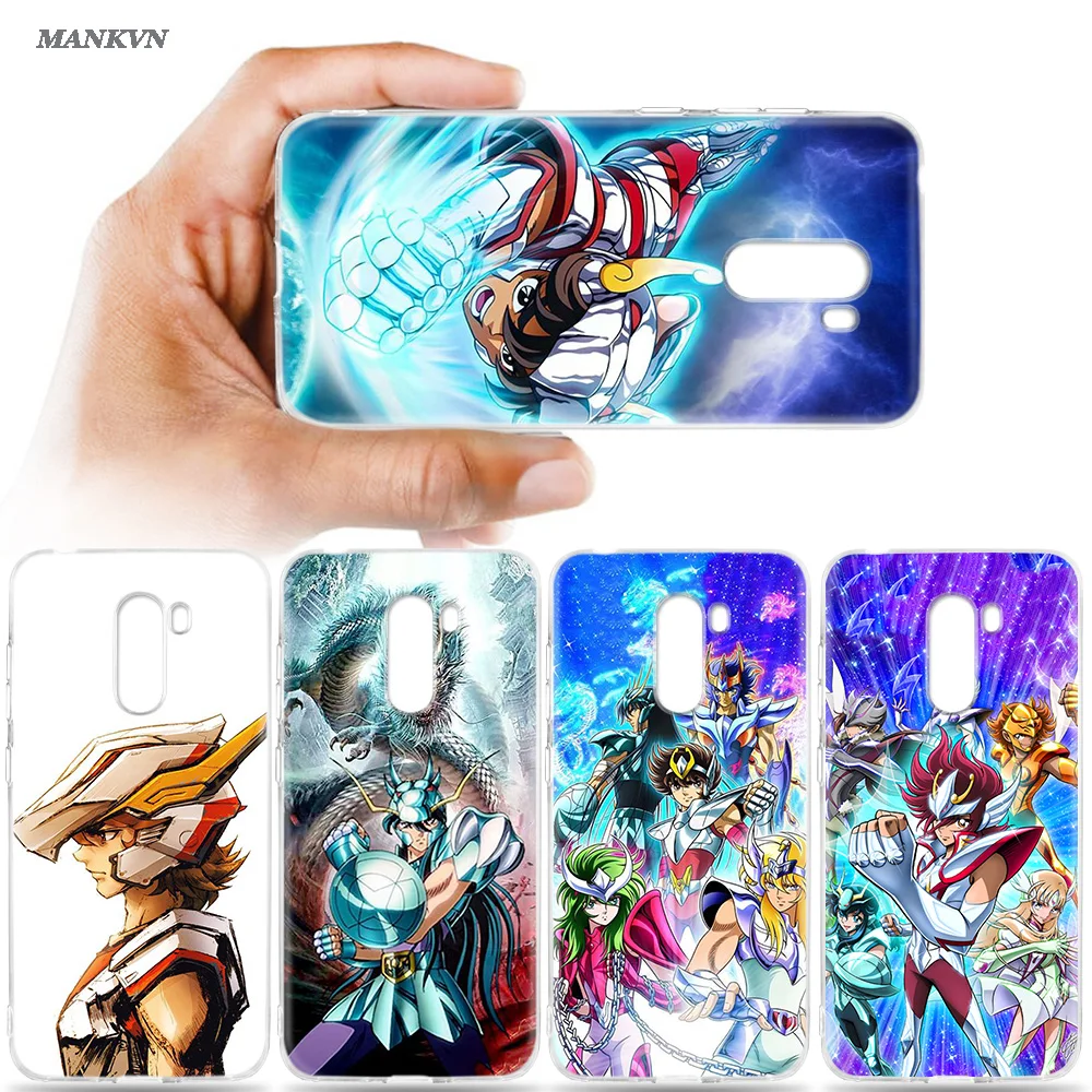 

Saint Seiya Shiryu Anime Cartoon Case for Xiaomi Mi Play A2 8 Lite Redmi A1 S2 6 6A Note 4X 4 5 6 Pro Plus Poco F1 Fundas Capa