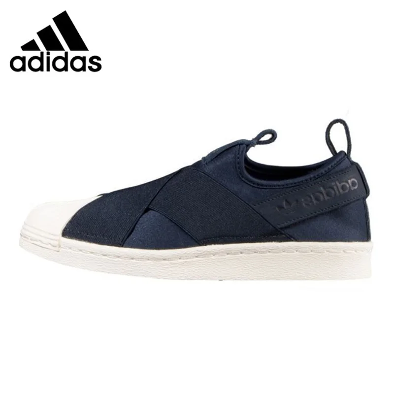 

Adidas Clover Superstar SLIP ON Men's Walking Shoes Dark Blue Non-slip Shock Absorption Lightweight Breathable S81341