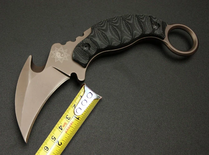 

Cs go Fox Utility Outdoor Survival Karambit Knife Camping Hunting Knife Tactical Hand Tool