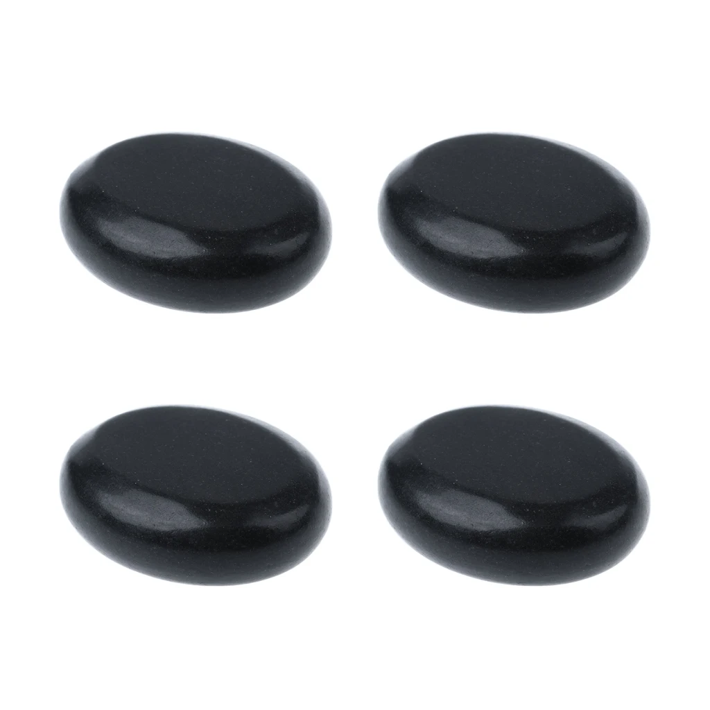 4 Pieces Spa Massager Stones Rock Energy Stone Volcani Stone For Body Facial Shoulder Care