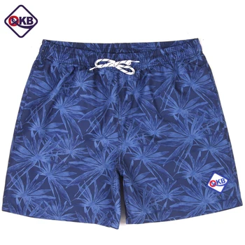 

QIKERBONG Summer Casual Wear Mens Board Cotton Shorts Breathable Waterproof Fashion Bermuda Masculina Quick Drying Men Trunks