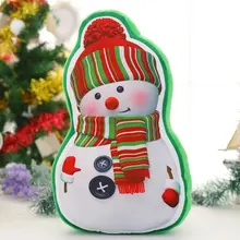Christmas series Fine printing Santa Claus pillow Deer sock Sofa cushions Plush toys Children gifts