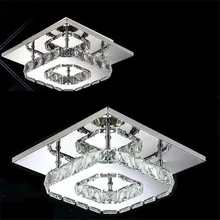LED Crystal Luminaria Abajur Ceiling Lights Indoor Lighting Modern Lustre de Plafond Home Lighting Aisle lamps Illumination