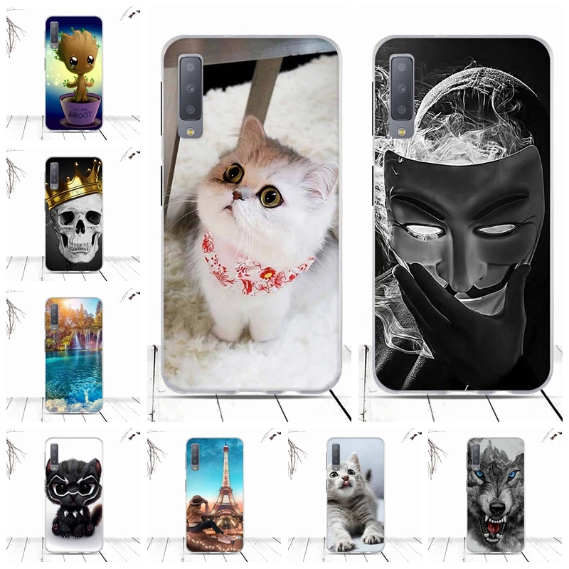 

Case For Samsung Galaxy A7 2018 A750 Case Cover Coque Soft TPU Silicone Fundas For Samsung Galaxy A7 (2018) A750 Case Bumper