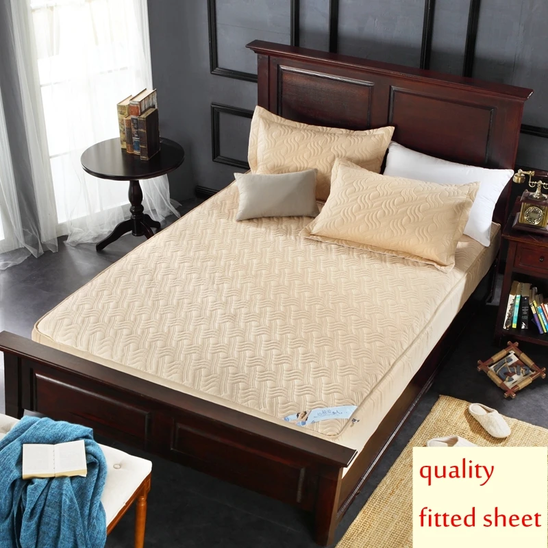100 Cotton Mattress Protector Quilted Antibacterial Anti mite Bed