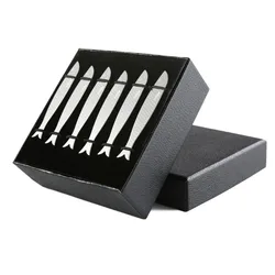 SHANH ZUN 6pcs Stainless Steel Fish Collar Stays Bones Stiffeners Silver Color 2.5inch SHANH ZUN 6pcs Stainless Steel Fish Collar Stays Bones Stiffeners Silver Color 2.5inch