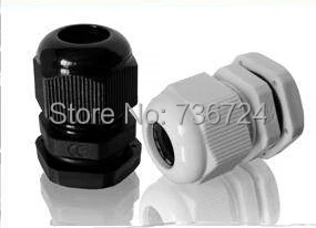 

Metric M40*1.5 Waterproof Electronic nylon Cable Gland gray white and black two color