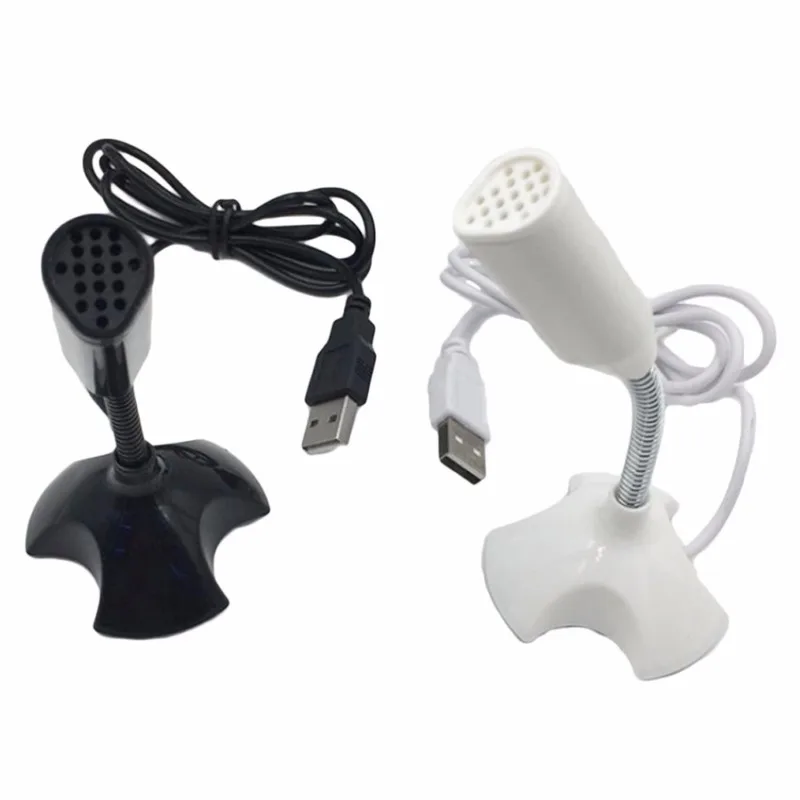 Basix Mini USB микрофон для компьютера PC Тетрадь ноутбук Skype KTV Студия Речь пения видео