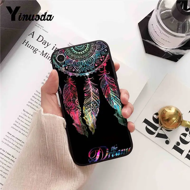 Yinuoda Сова и Ловец снов Splendid аксессуары для телефонов Чехол для iPhone 7 6X8 6s Plus 5S SE XR XS MAX11 11pro 11promax - Цвет: 9