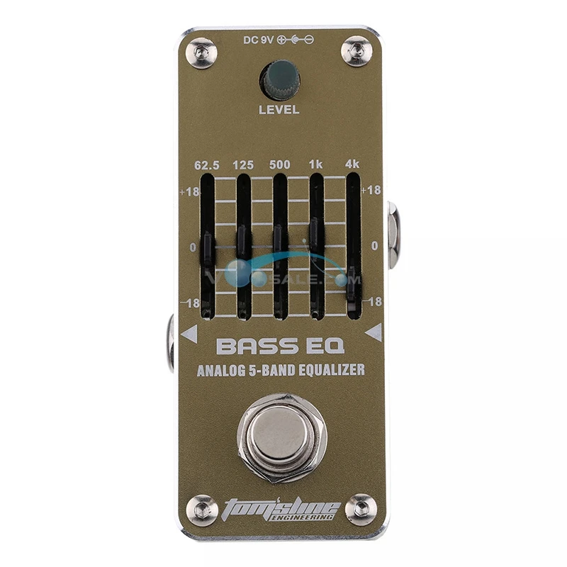 Aroma AEB-3 BASS EQ Analog 5-Band Equalizer Guitar Effect Pedal Mini Single Pedal Effects With True Bypass Guitar Accessories