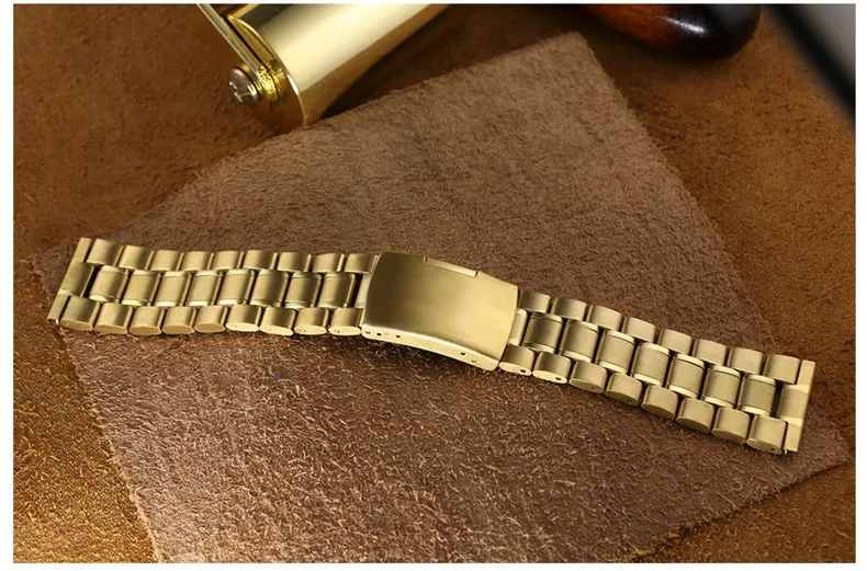 Universal Stainless Steel Waterproof Watch Strap Bracelet with Tool