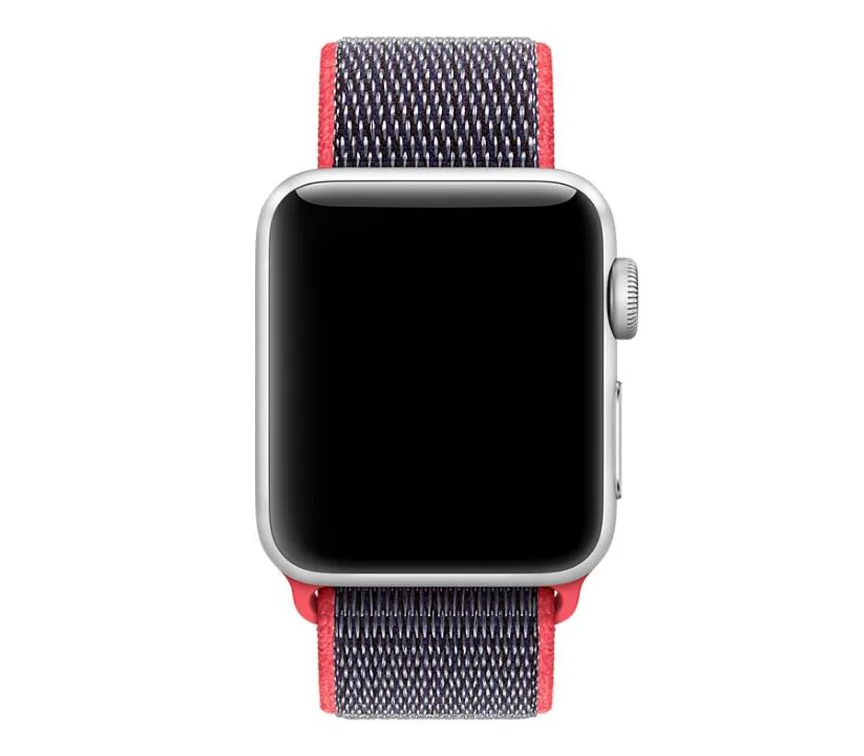 YOUKEX нейлоновый спортивный ремешок для Apple Watch 38 мм 42 Замена запястья Мягкая