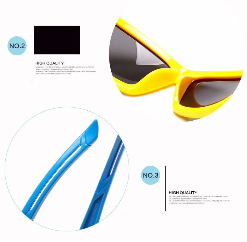 Ralferty спортивные поляризованные солнцезащитные очки для малышей и детей постарше, защитные очки для детей с защитой от солнца, UV400, модные солнцезащитные очки, 864