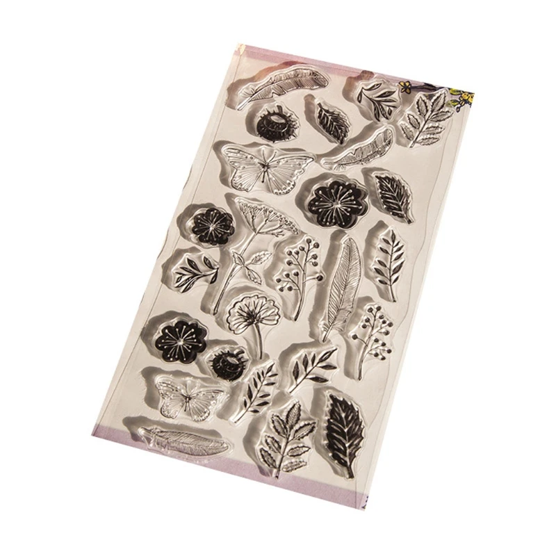 

Butterfly Clear Silicone Seal Stamps for DIY Album Scrapbooking Photo Card Decor