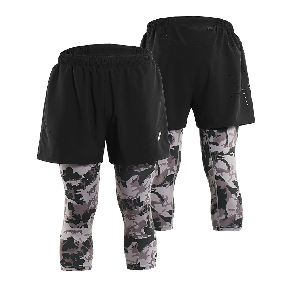 Arsuexo männer 2 in 1 Laufhose Männer Ausbildung Marathon Quick Dry Fitness Gym Training Workout Shorts Leggings Baseball hosen
