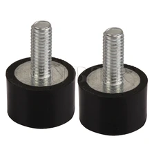 CNBTR 2 x VE M5 MaleThread Silentblock De Goma Anti Vibración Para compresores De Aire 15×10 MM