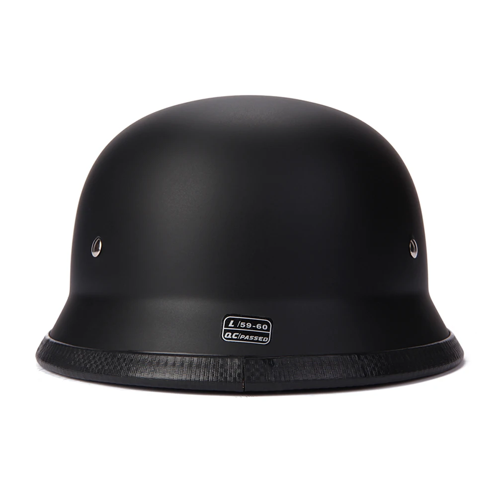 

Motorcycle Helmet PU Leather Retro Vintage Cruiser Chopper Scooter Cafe Racer Cascos Moto Helmet Open Face Helmet