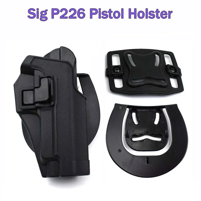 Quick Tactical Right Hand Paddle Pistol Handgun Holster Airsoft Gun Accessories Hunting Gear