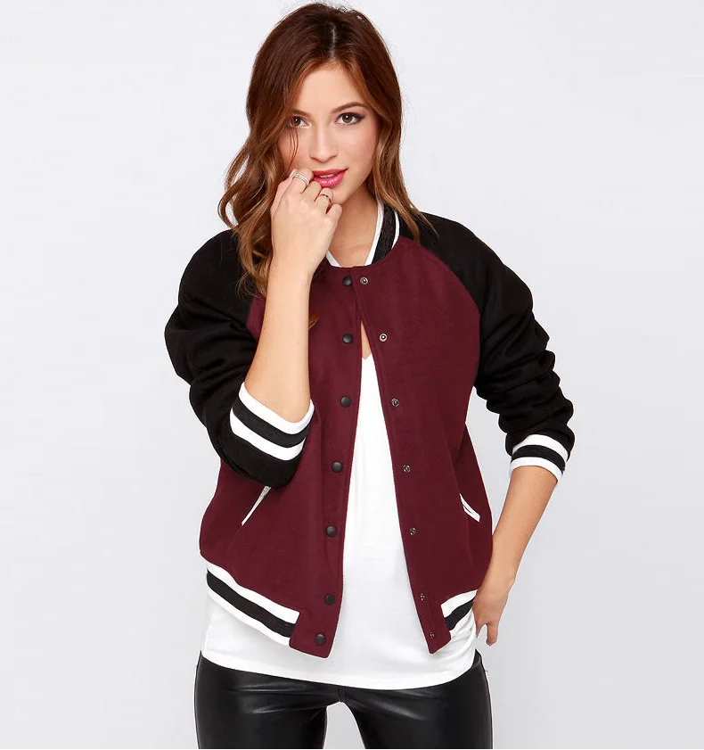 Aliexpress.com : Buy Spring Casual Coats Basic Baseball Jacket Women ...