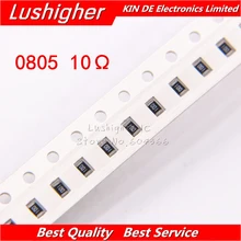 100 шт. 0805 SMD резистор 5% 10 Ом 100 10R0 10ohm