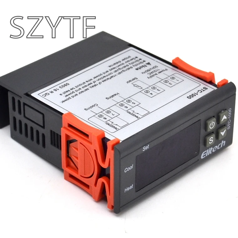 

STC-1000 Temperature Controller STC 1000 Thermostat Aquarium NTC Sensor 220V
