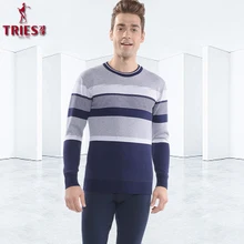 TRIES новые комплекты термобелья мужские зимние теплые мужские плотные термо нижнее белье мужские теплые кальсоны для мужчин размера плюс L-XXXL