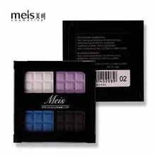 MEIS, фирменная губная помада, макияж, косметика, профессиональный макияж 4 цвета Тени для век 2 цвета румяна, палитра румяна тени для век Палитра MS0602