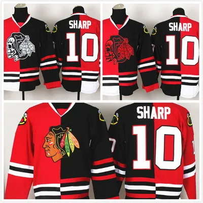 half and half hockey jerseys