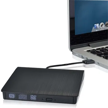 

USB 3.0 External CD DVD-RW Drive Rom Rewriter Burner Writer for Notebook Laptop Desktops PC HuaWei Mac Win7/8/10/XP