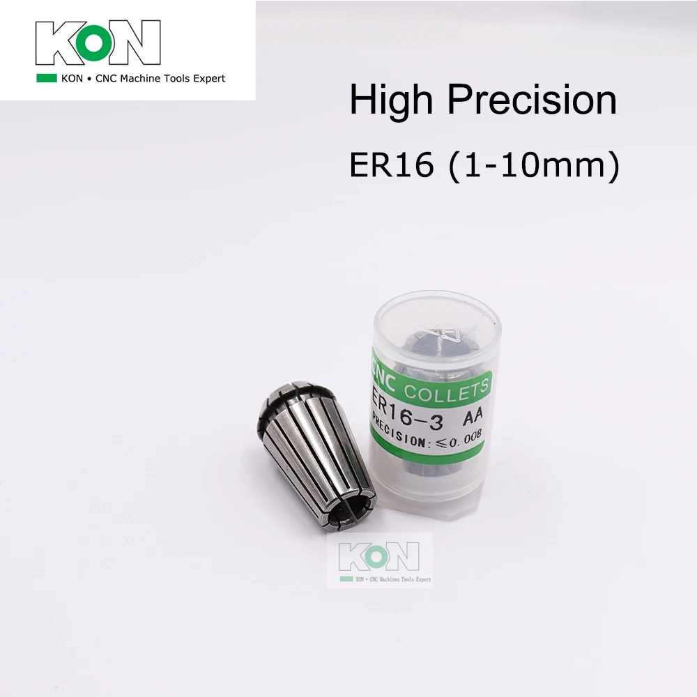 

[ChinaKON] ER16 Collet ER16 1-10mm 1.5mm 2.5mm 3.175mm 6.35mm CNC Spring ER Collet Milling Machine ER16 High Precision