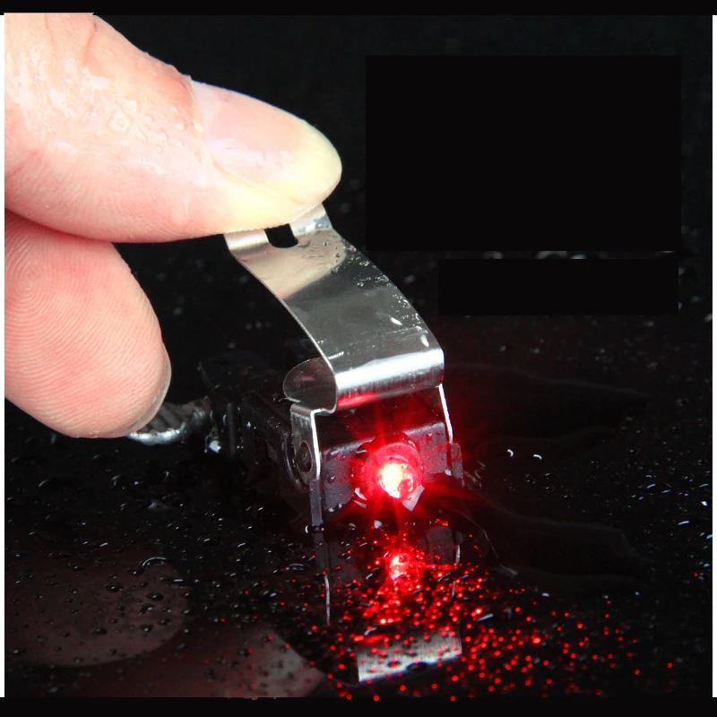 

Small Bike Brake Signal Light LED Bicycle Tail Light Warning Cycling Light for V-shape Brake commuting use Cycling Accessories