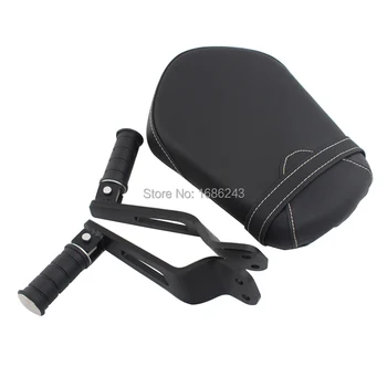 

Black Motorcycle Part Passenger Pillion Seat +Rear Foot Pegs Fits for Yamaha Bolt XVS950 R Spec 2014-2016 2015