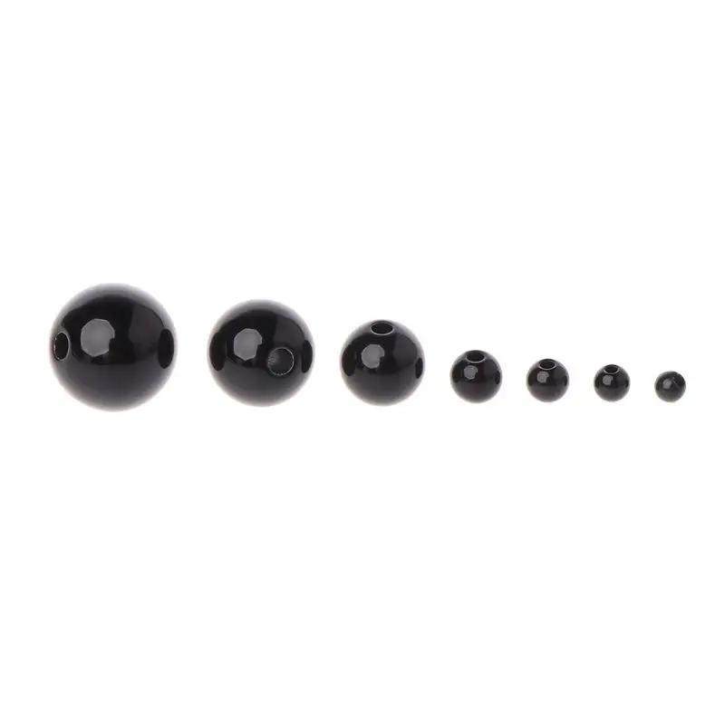 100pcs 3-12mm Black Safety Doll Eyes Sewing Beads For DIY Bear Stuffed Toys Scrapbooking Crafts