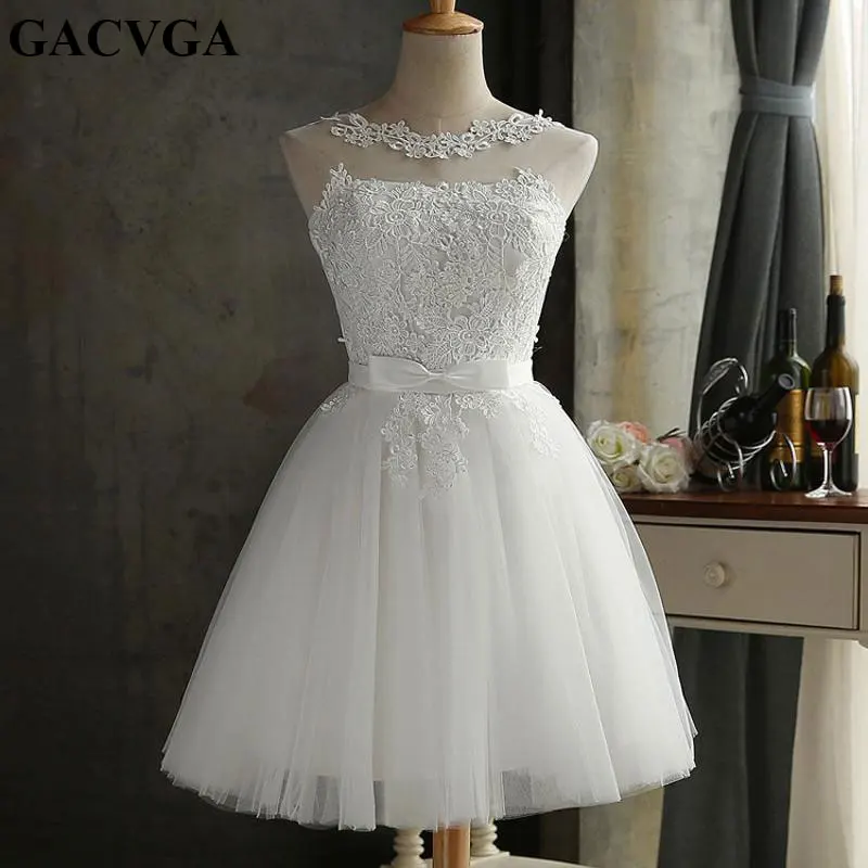 

Летнее кружевное женское платье GACVGA без рукавов, красивое белое короткое платье с бантом, приталенные рождественские праздничные платья, платья