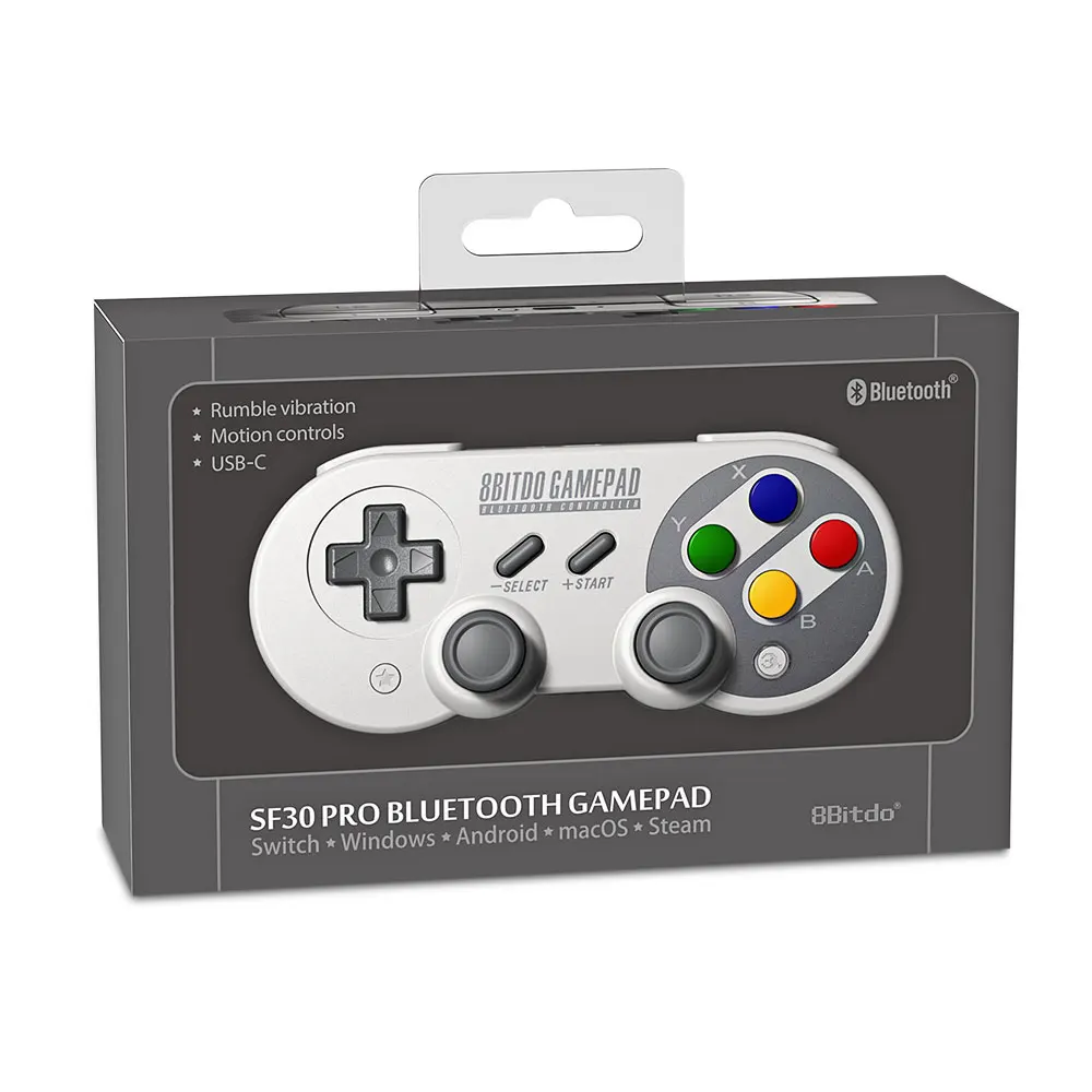 8Bitdo SF30 Pro геймпад джойстик для Nintendo Switch Windows Mac OS Android гул вибрации движения управления SN30