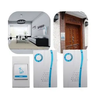 

House Building Wireless Flashing light LED Doorbell 38 Chimes Music Room Office Gate