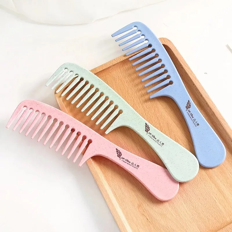 

1pcs Natural straw Hair Combs Kits Salon Barber Comb Brushes Anti-static Hairbrush Hair Care Styling Tools