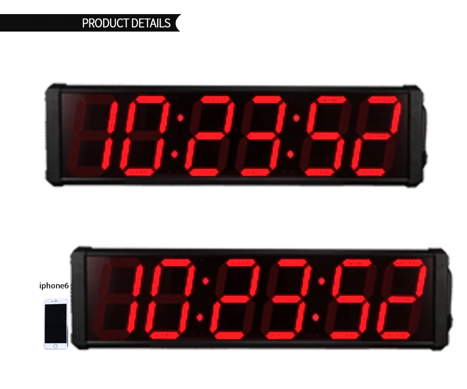 8 inch led digital clock4